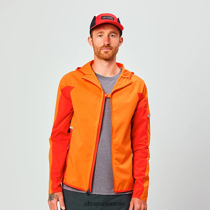 Altra ZZJJLB336 TRAIL WIND JACKET Men Jackets & Vests Red/Orange