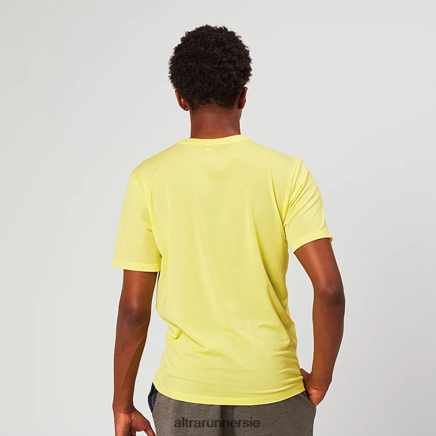 Altra ZZJJLB300 EVERYDAY PERFORMANCE SHORT SLEEVE Men Tops Yellow