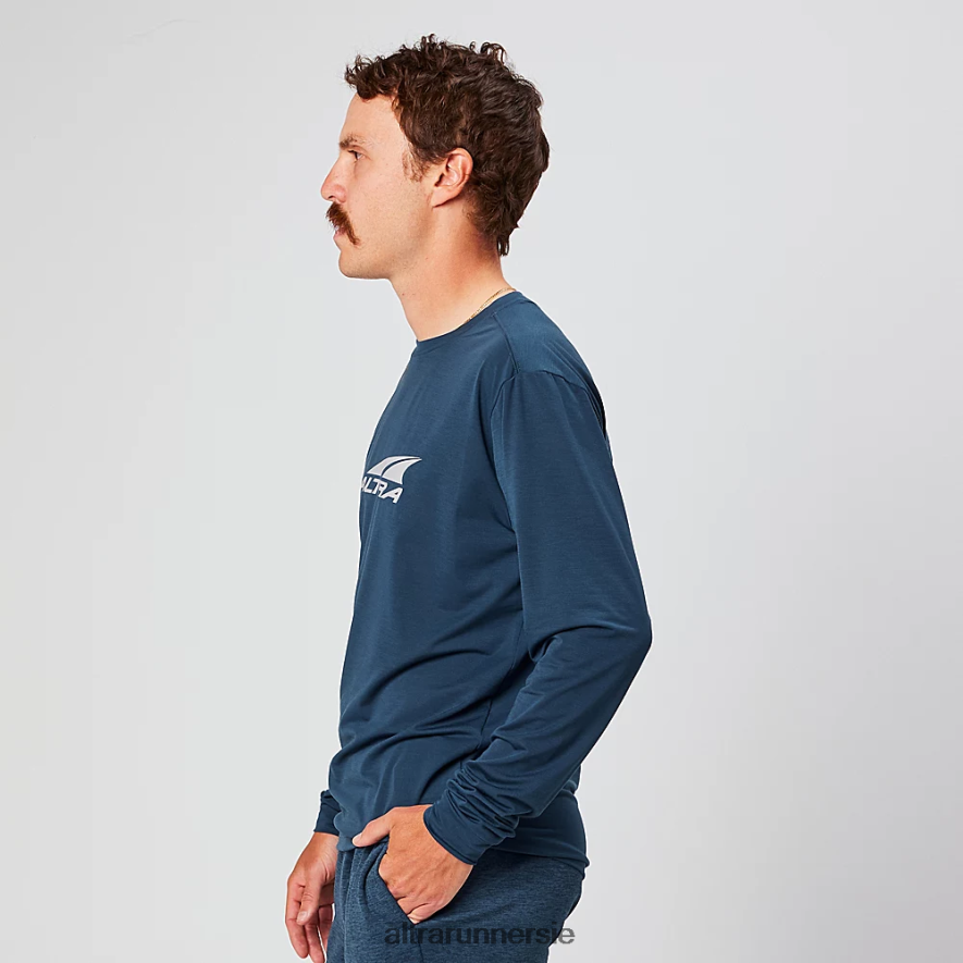 Altra ZZJJLB306 EVERYDAY PERFORMANCE LONG SLEEVE Men Tops Navy