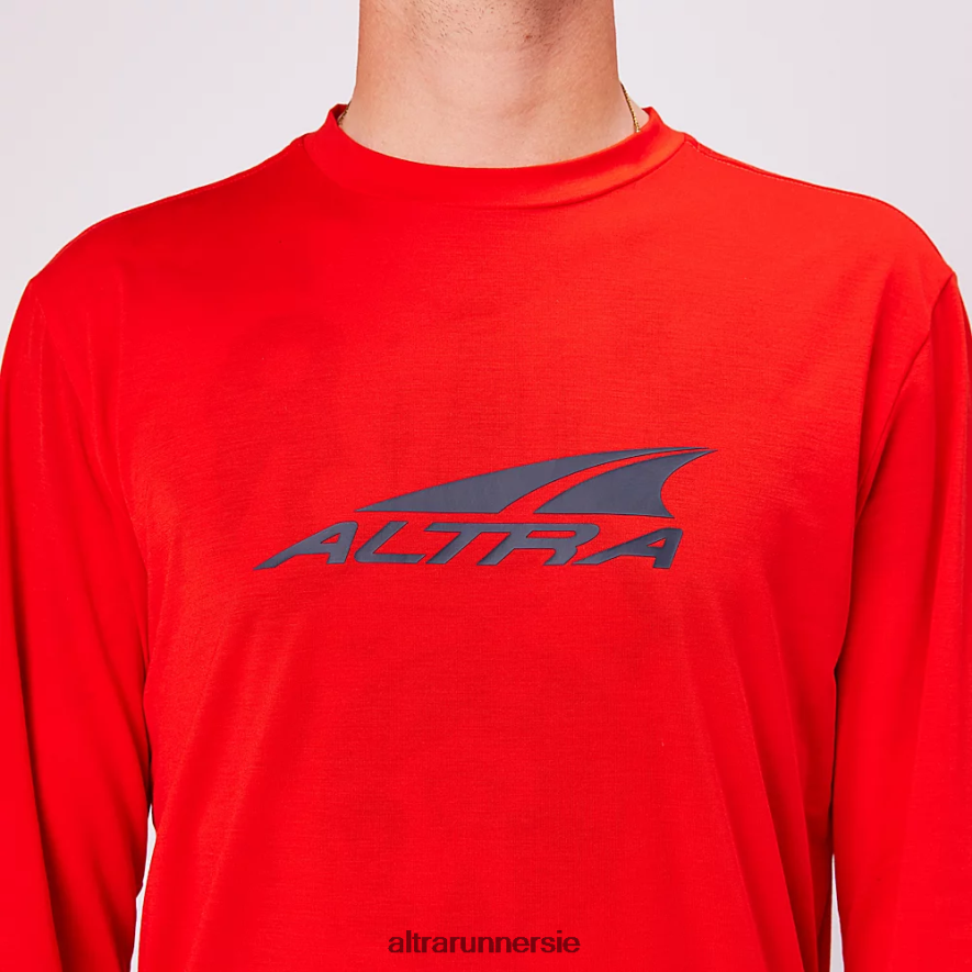 Altra ZZJJLB308 EVERYDAY PERFORMANCE LONG SLEEVE Men Tops Red