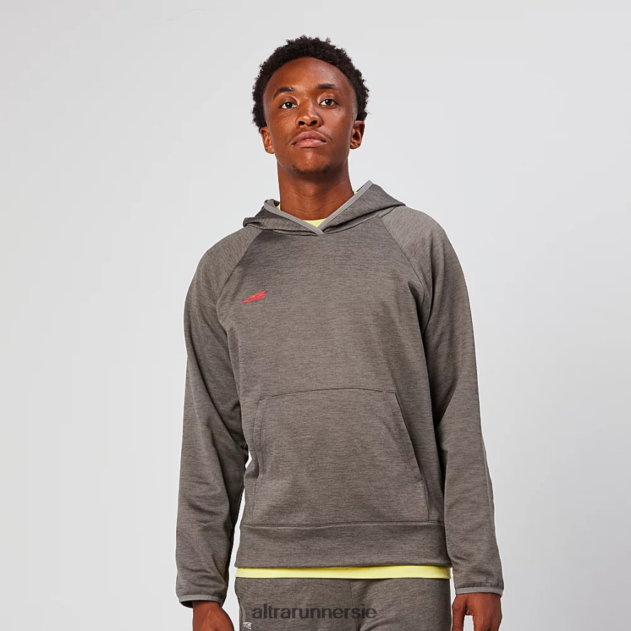 Altra ZZJJLB315 RUN WITHOUT RULES HOODIE Men Tops Gray - Click Image to Close