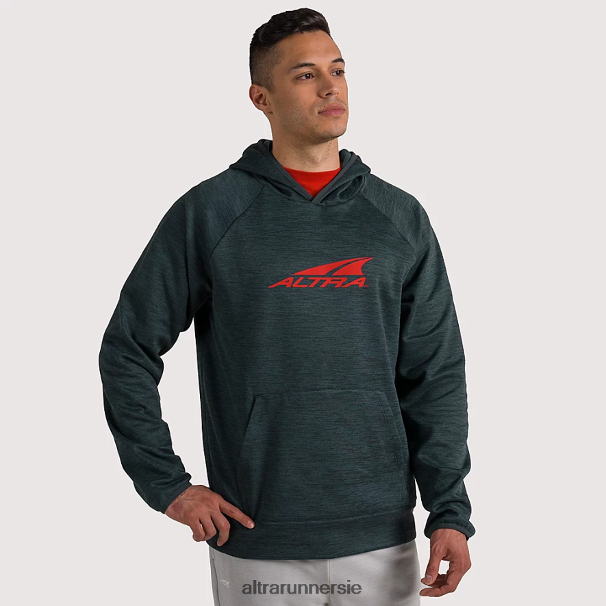 Altra ZZJJLB318 EVERYDAY HOODIE Men Tops Forest River Heather - Click Image to Close