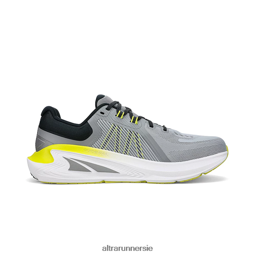 Altra ZZJJLB244 PARADIGM 7 Men Road Shoes Gray/Lime