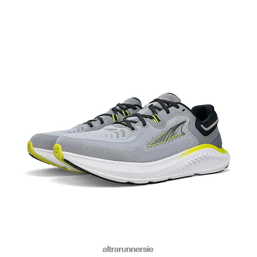 Altra ZZJJLB244 PARADIGM 7 Men Road Shoes Gray/Lime