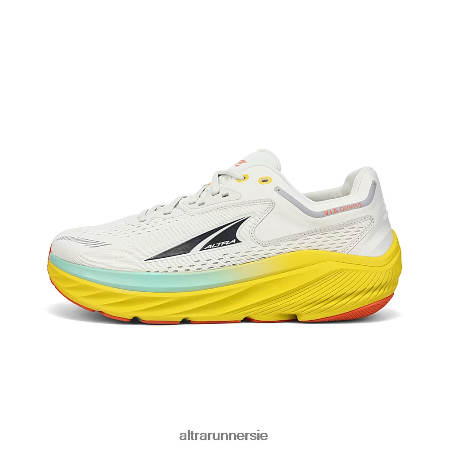 Altra ZZJJLB254 VIA OLYMPUS Men Road Shoes Gray/Yellow - Click Image to Close