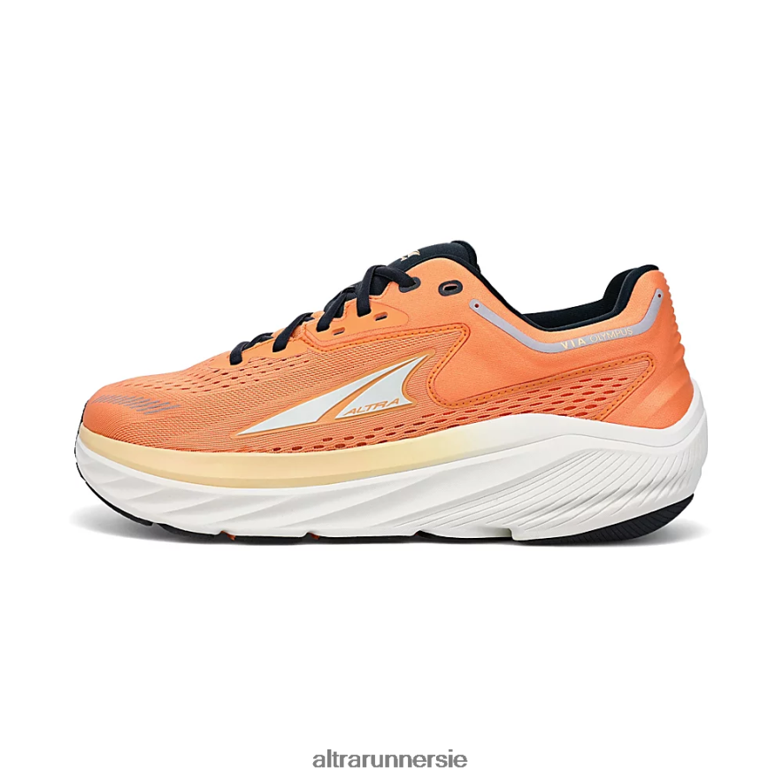 Altra ZZJJLB255 VIA OLYMPUS Men Road Shoes Black/Orange - Click Image to Close