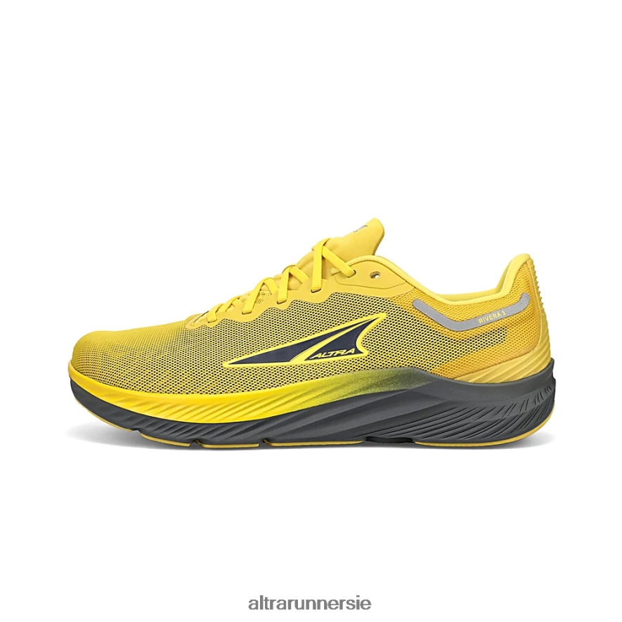 Altra ZZJJLB267 RIVERA 3 Men Road Shoes Gray/Yellow - Click Image to Close