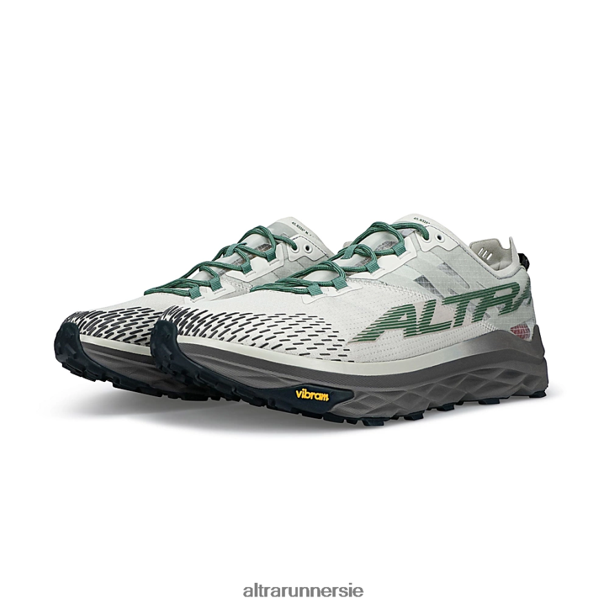 Altra ZZJJLB212 MONT BLANC Men Trail Shoes Gray/Green