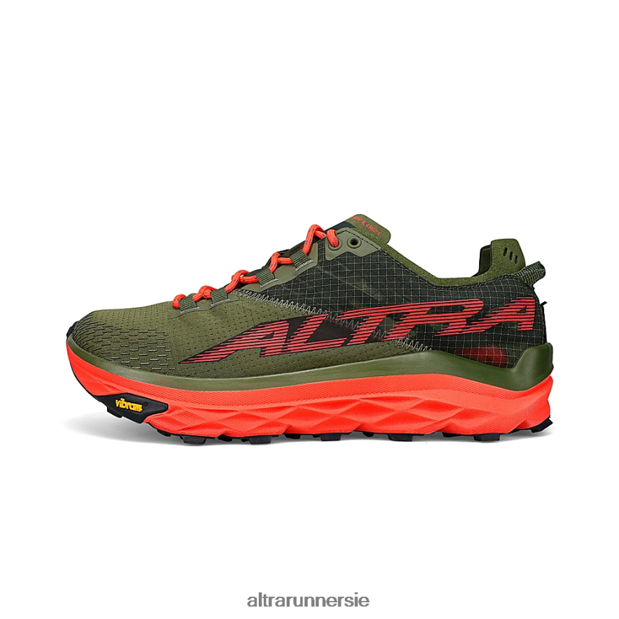 Altra ZZJJLB213 MONT BLANC Men Trail Shoes Dusty Olive - Click Image to Close