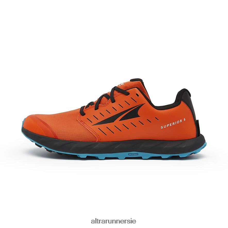 Altra ZZJJLB240 SUPERIOR 5 Men Trail Shoes Orange/Black - Click Image to Close