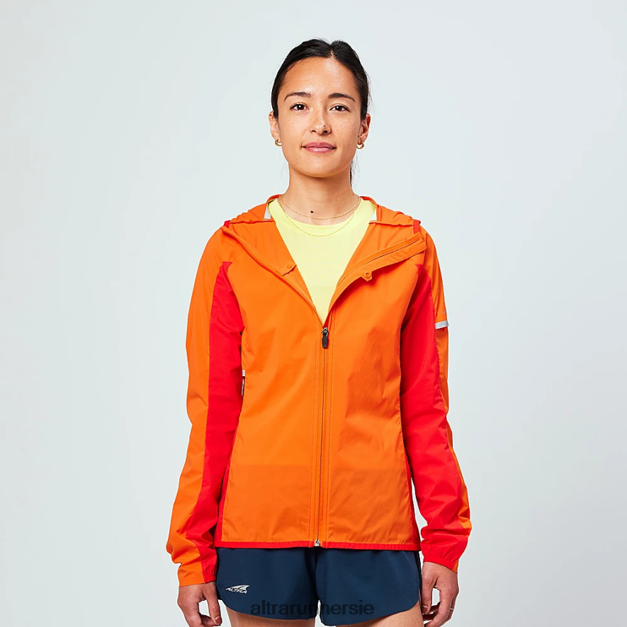 Altra ZZJJLB168 TRAIL WIND JACKET Women Jackets & Vests Red/Orange - Click Image to Close