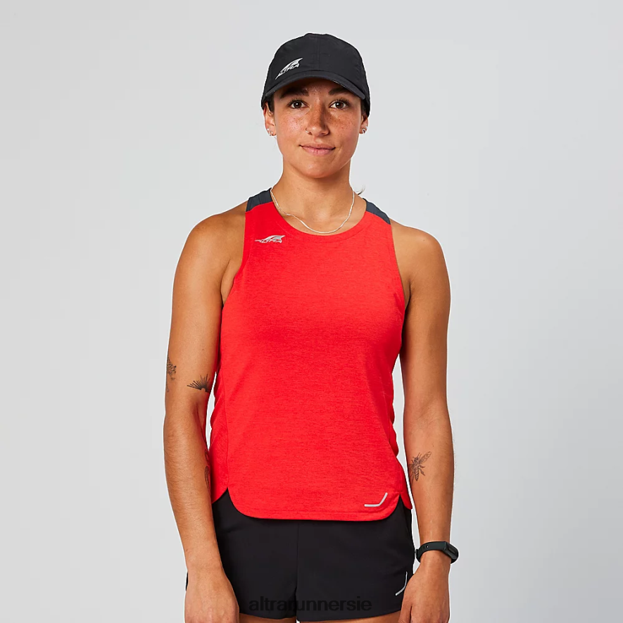 Altra ZZJJLB115 VANISH TANK TOP Women Tops Fiery Red Heather