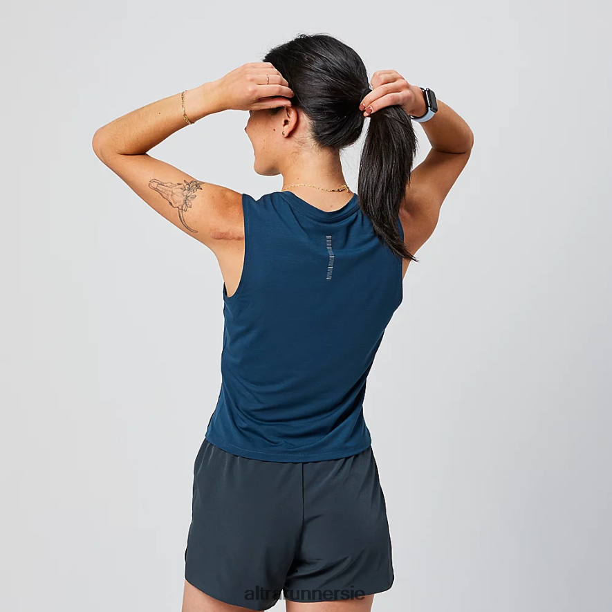 Altra ZZJJLB117 TRAIL TANK TOP Women Tops Navy