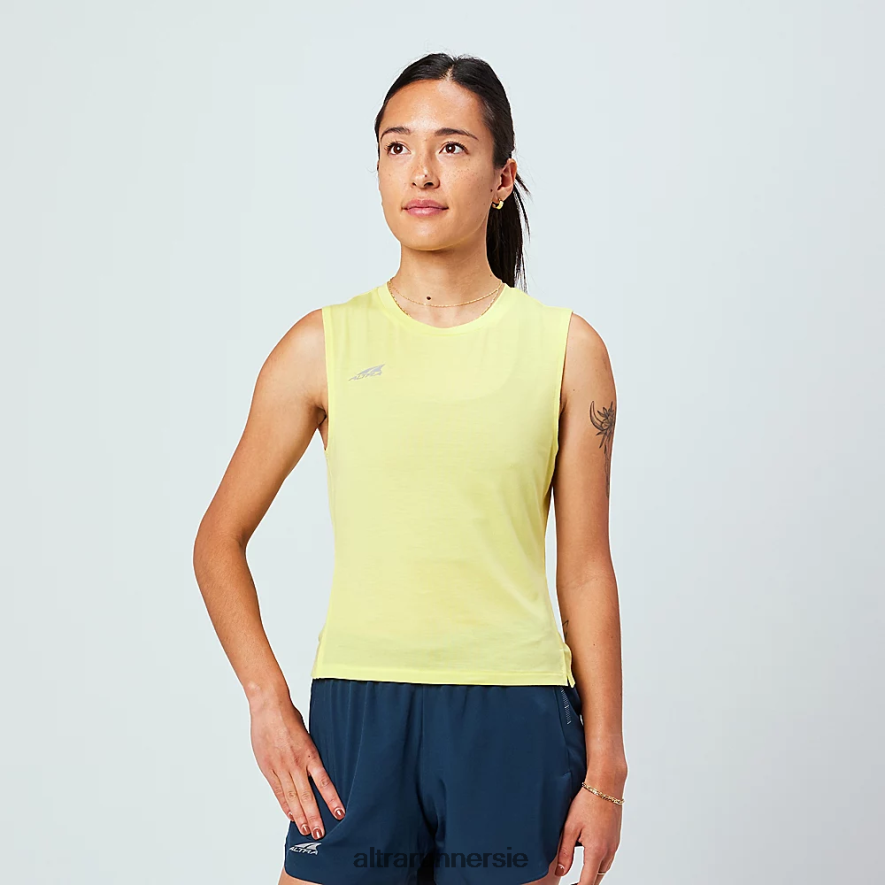 Altra ZZJJLB118 TRAIL TANK TOP Women Tops Yellow