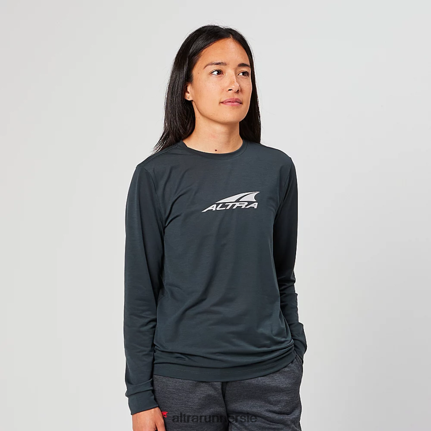 Altra ZZJJLB121 EVERYDAY PERFORMANCE LONG SLEEVE Women Tops Black - Click Image to Close