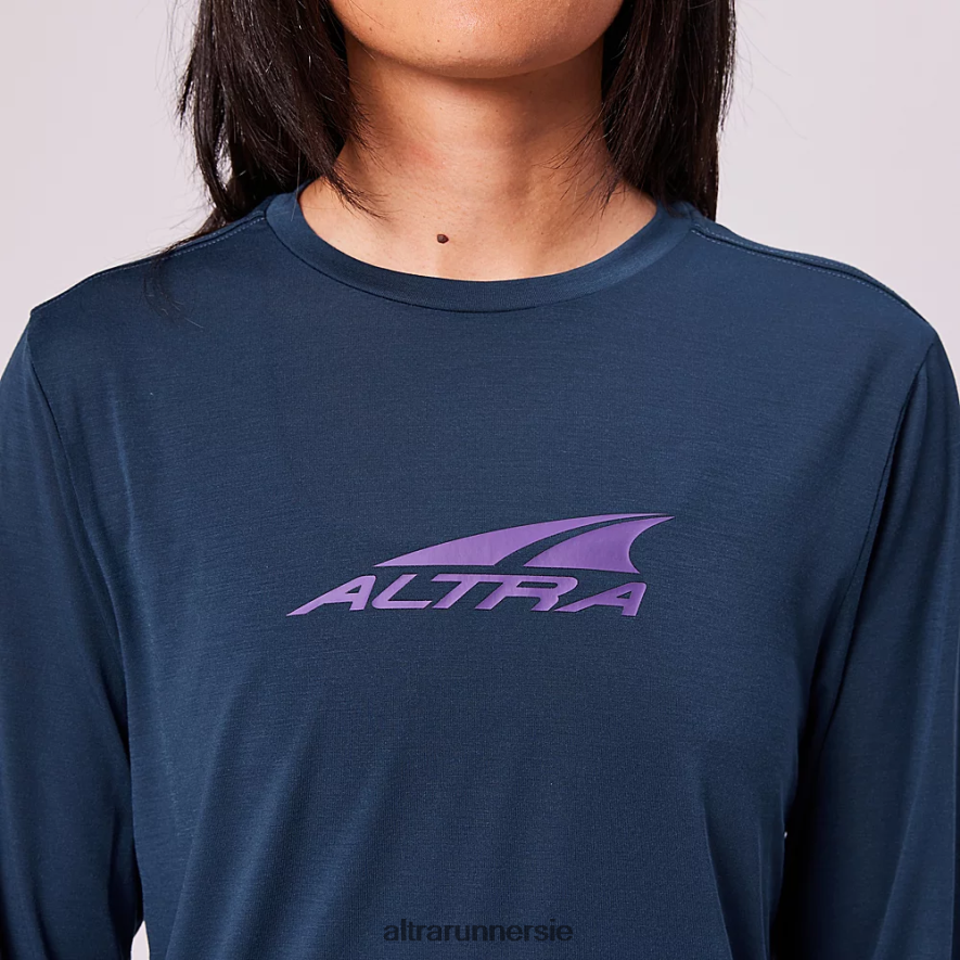 Altra ZZJJLB122 EVERYDAY PERFORMANCE LONG SLEEVE Women Tops Navy