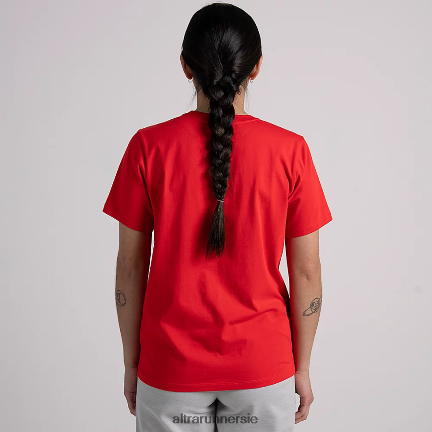 Altra ZZJJLB135 EVERYDAY RECYCLED TEE Women Tops Fiery Red