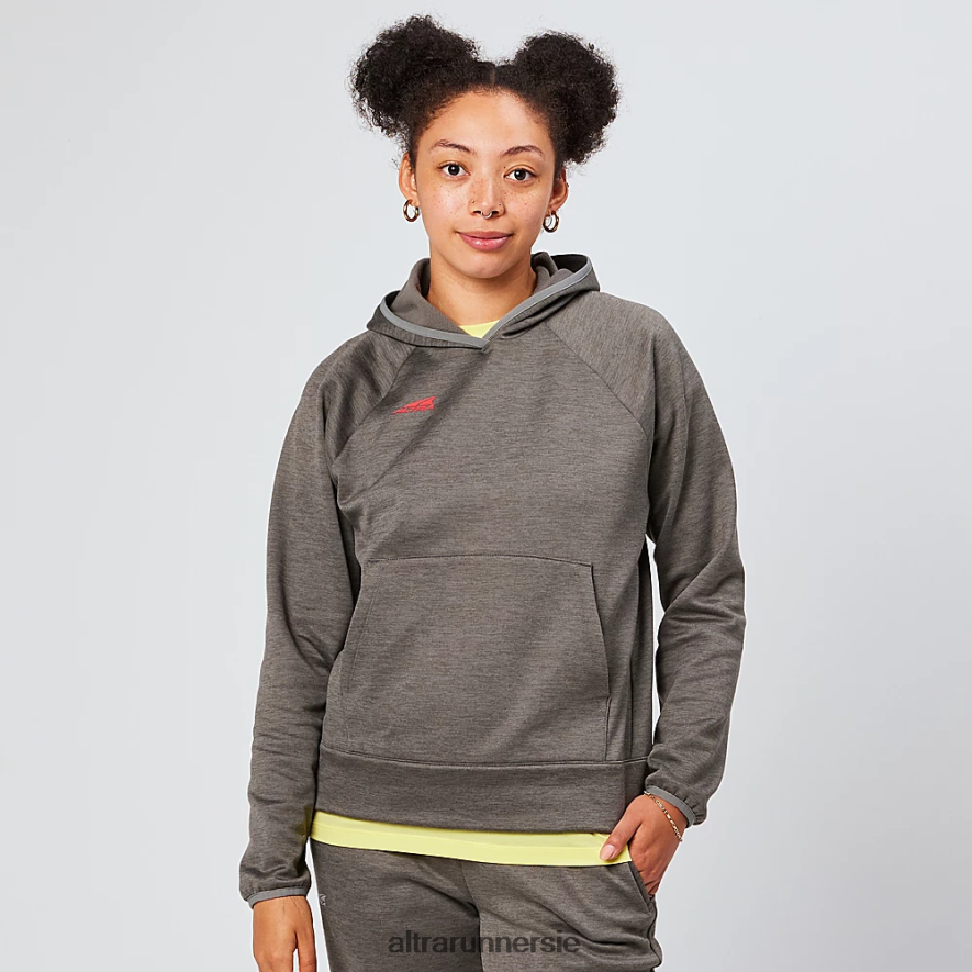 Altra ZZJJLB139 RUN WITHOUT RULES HOODIE Women Tops Gray - Click Image to Close