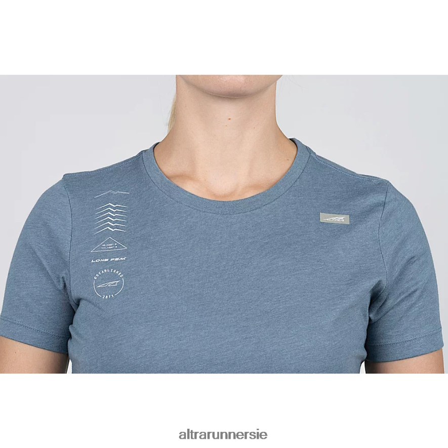 Altra ZZJJLB150 LEGEND SHORT SLEEVE Women Tops BLUE