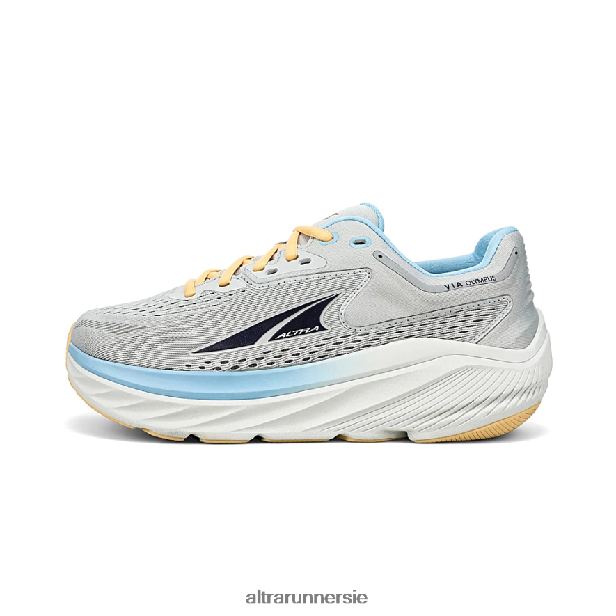 Altra ZZJJLB71 VIA OLYMPUS Women Road Shoes Light Gray - Click Image to Close