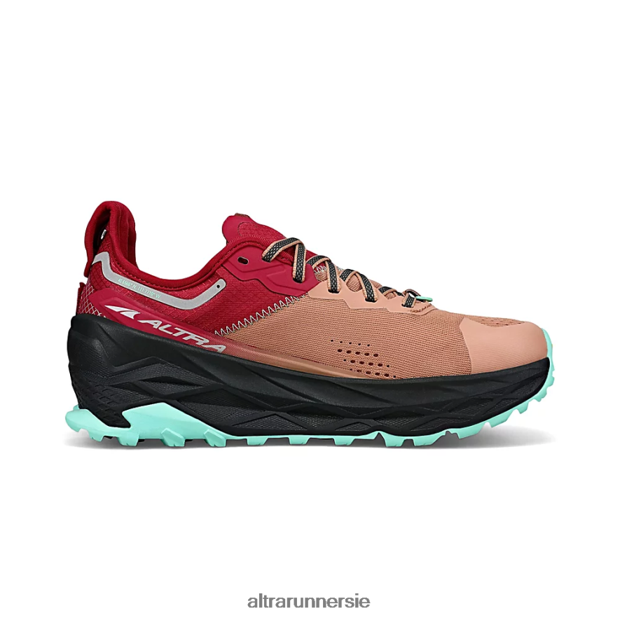 Altra ZZJJLB10 OLYMPUS 5 Women Trail Shoes Brown/Red