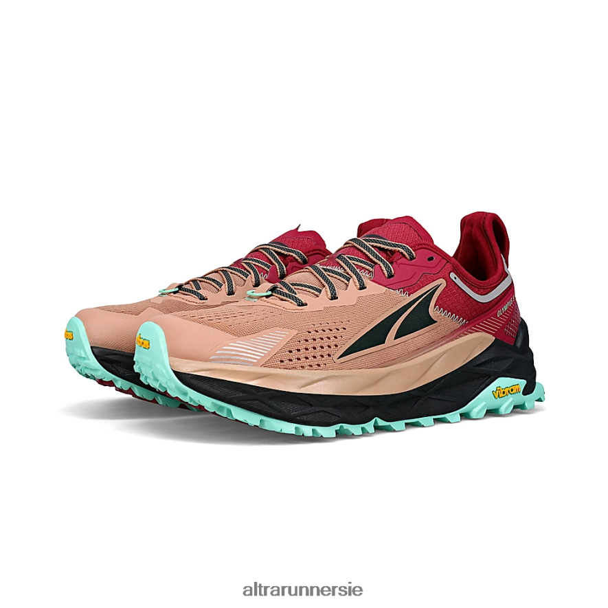 Altra ZZJJLB10 OLYMPUS 5 Women Trail Shoes Brown/Red