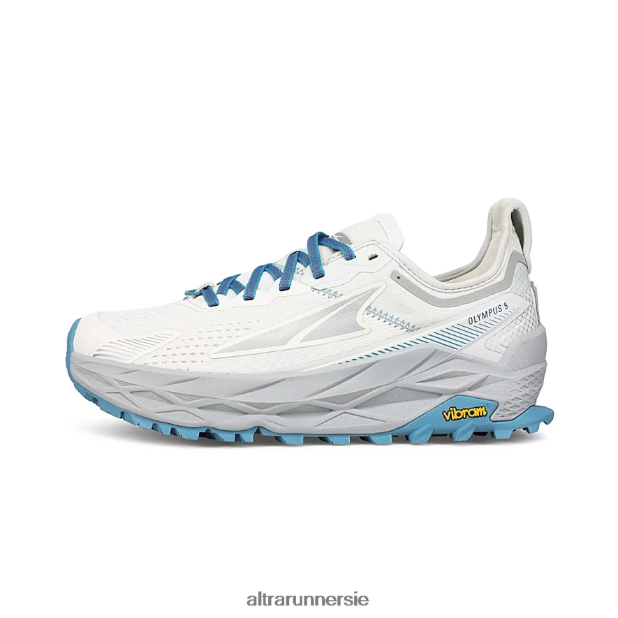 Altra ZZJJLB11 OLYMPUS 5 Women Trail Shoes White/Blue - Click Image to Close