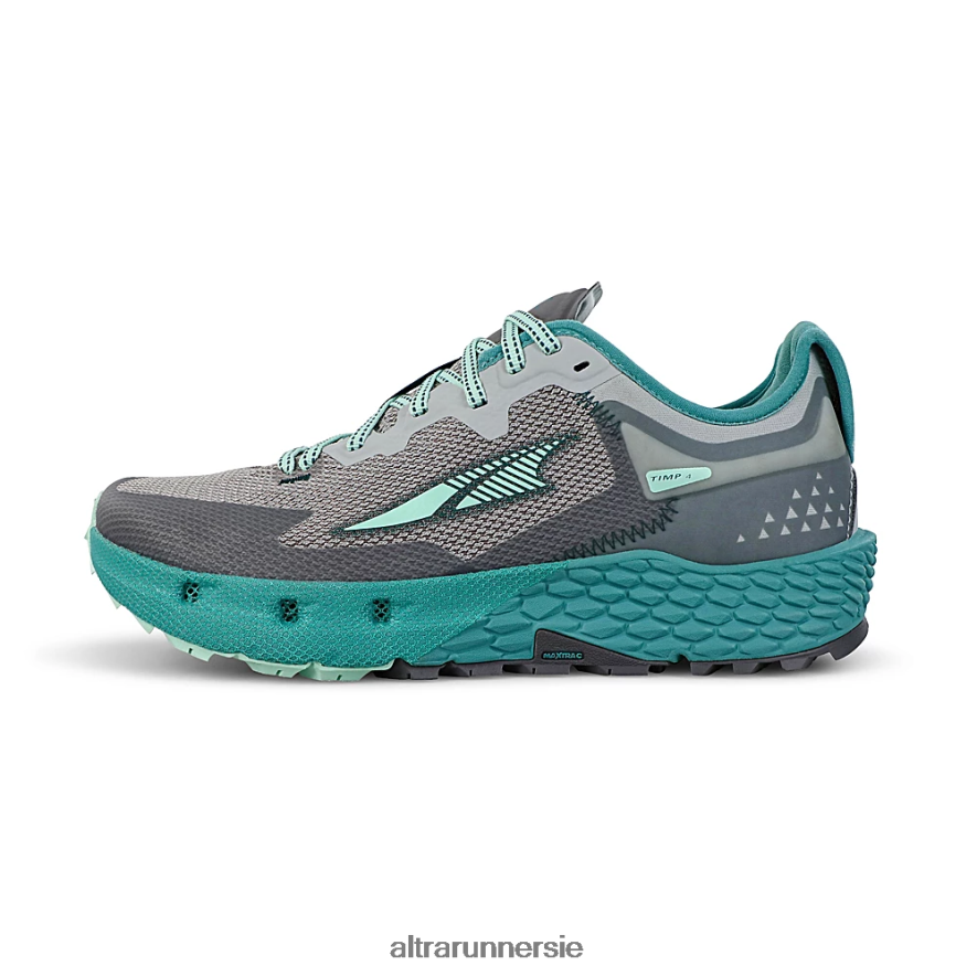 Altra ZZJJLB25 TIMP 4 Women Trail Shoes Gray/Teal