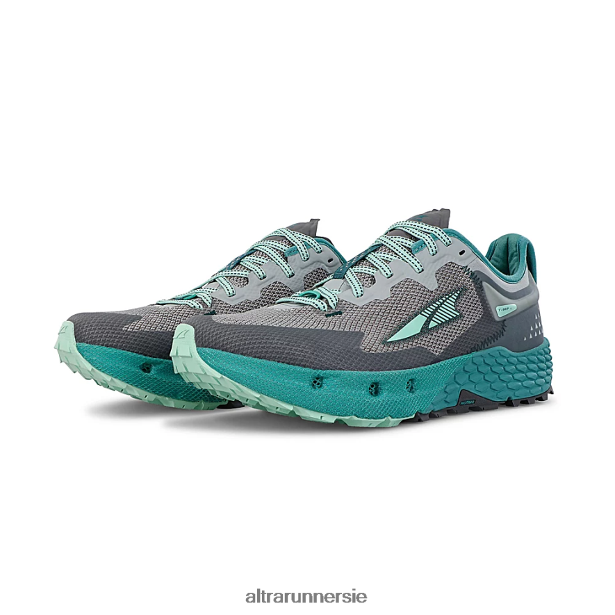 Altra ZZJJLB25 TIMP 4 Women Trail Shoes Gray/Teal